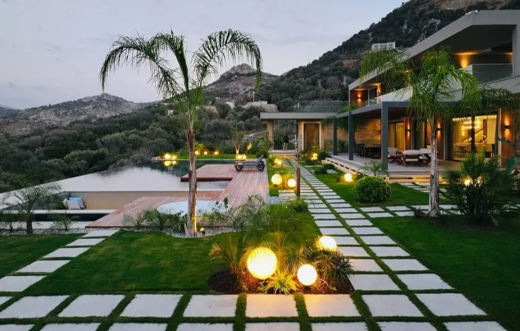 Landscaped garden